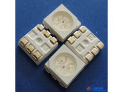 深圳LED灯珠厂家5050红光现货三安芯片发光二极管5050红色贴片灯珠超高亮灯饰照明图1