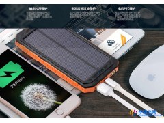 太阳能充电宝 8000毫安电源系列 带露营灯 指南针厂家直销图1