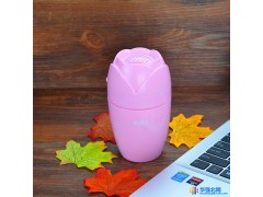 萌妮兔 佳丽龙小玫瑰 车载香薰加湿器 创意环保香薰雾化加湿器 桌面超声波香薰机图1