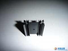 鹏辉PH-34-12电子散热器梅花形铝合金散热器 散热片 34*12*25图1