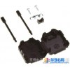 MHConnectors DPPK-9-K Dsub外壳 黑色 尼龙 D-sub 连接器底壳, 带应力消除