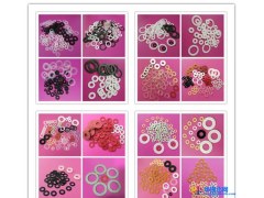 耐磨灰钢纸垫片 透明绝缘PVC塑料垫圈 黑色尼龙绝缘平垫生产图1