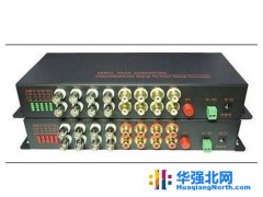 北京稳信达 WXD-8V8A 光纤FC 传输8路视频8路音频光端机  包邮图1