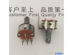 WH148 R1610NS  带开关电位器 旋转 碳膜电位器 带柄电位器 灯具 音箱 调速,调光 B50K  可调电阻图1