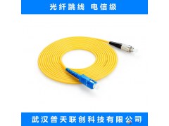 【联创】光纤跳线 FC-SC 多模 双芯 4芯 3米 A级插芯 精度高 插入损耗小 重复性好  电信级 长度可定制图1