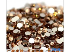 水晶黄SS4国贸A钻平底钻厂家批发手机DIY美容美甲贴钻图1