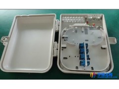浙江 腾信16芯光缆分纤箱，塑料光纤分纤箱，FTTH分纤箱图1