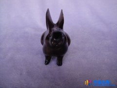 冲二钻，恕不还价，天然木雕兔子摆件，饰品，礼品图1