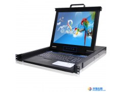大唐保镖HL-5704kvm4口切换器 17寸 lcd KVM切换器 usb图1