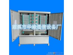 SMC材质光交箱 落地式576芯单面双开门光缆交接箱 室外光纤配线箱华维公司供应图1