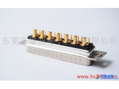 供应D-SUB大电流连接器 24W7连接器实芯插头 24芯高电流插头图1
