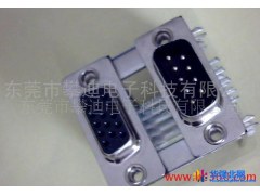 DR25公对25母叠层连接器,连接器，D-SUB，插头插板，25连接器图1